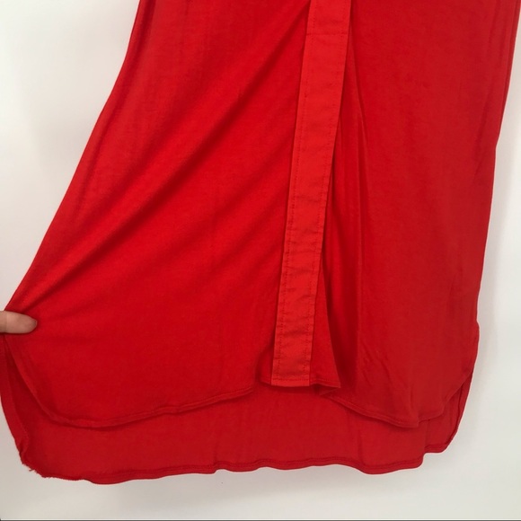 Blood Orange Banana Republic Soft V Tank - Picture 2 of 6